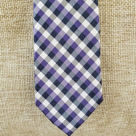 Club Room Silva Check Tie - Picture 4 of 6